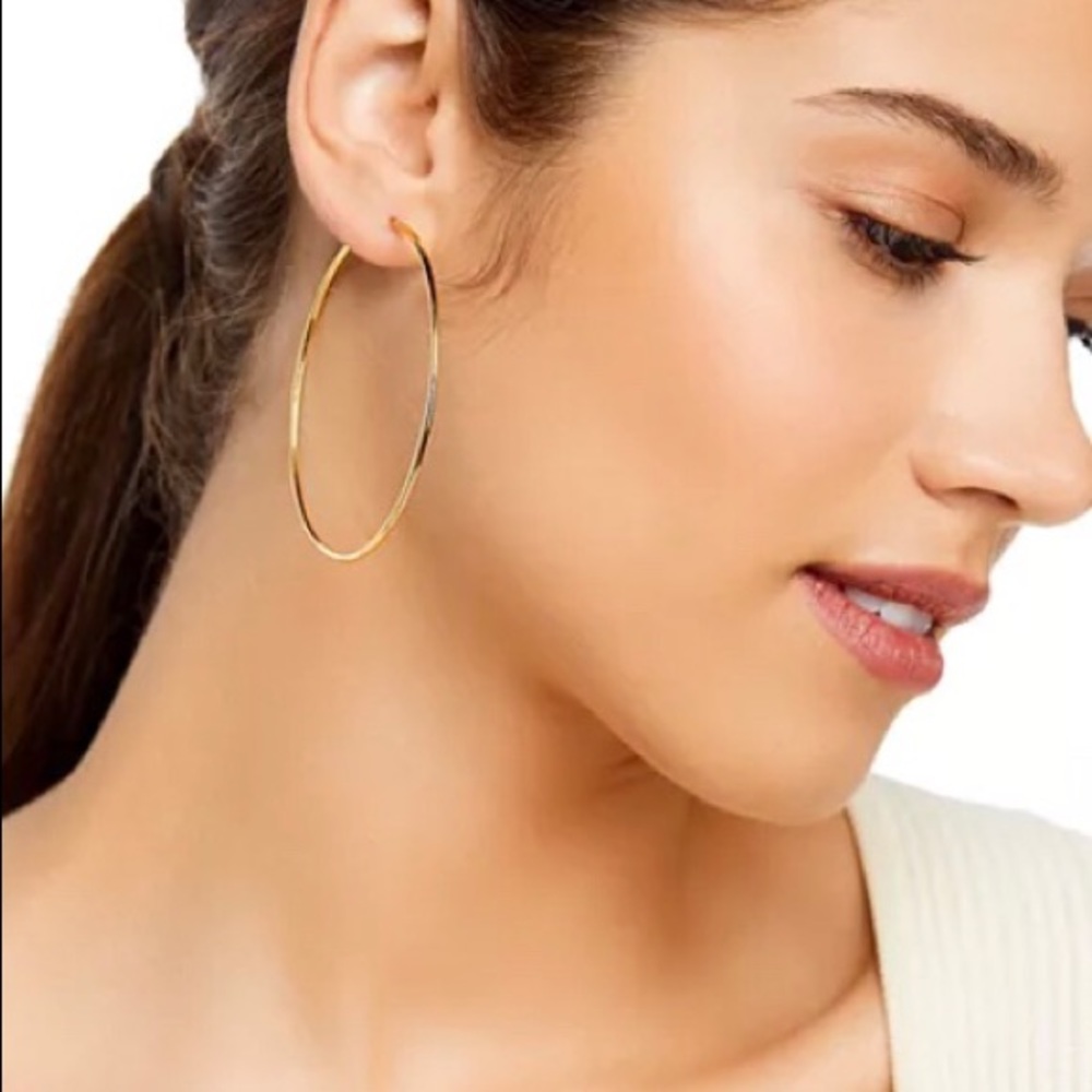 Saks Fifth Ave 14k Yellow Gold Endless Hoop Earrings - 60mm